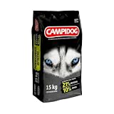 Campidog CAMPI, Croquetas para Perro Adulto, Alimento con 21% de Proteína, Ideal para Razas Grandes, Sabor a Pollo, Costal de 15 kg