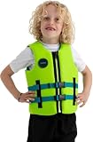 Jobe Kinder Schwimmweste, Neopren, Vintage Teal, 50 Newton Auftrieb, mit Reißverschluss und Schnallen