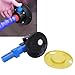 KunEchevyr 3in Hand Pump Suction Vacuum Cup, Heavy Duty Dent Repair Tool, Industrial Strength ABS Suction Cup with Rubber Grips, M6 Threaded Stud for Furniture Decoration and Surface Repair