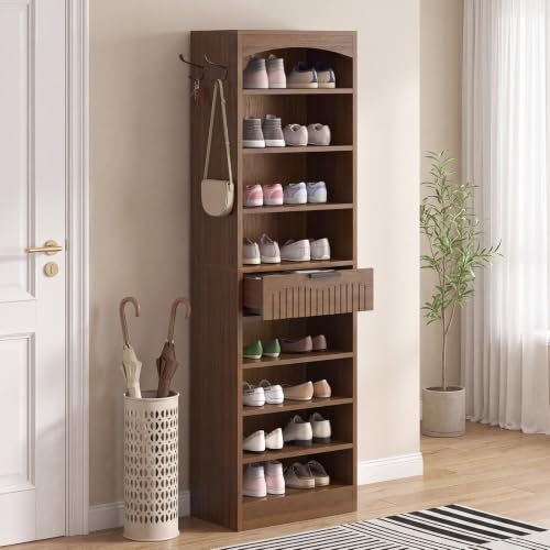 Tall Freestanding Shoe Storage Cabinet