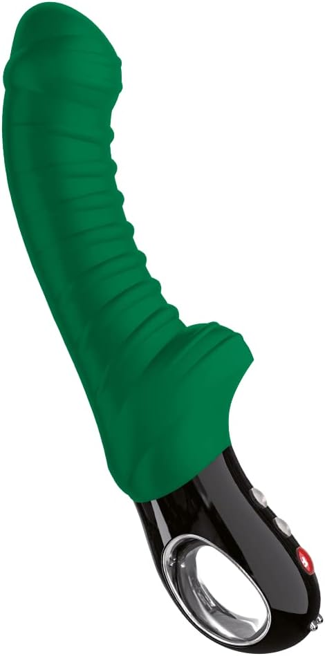 FUN FACTORY Adult Toys | G5 Series Silicone Dildo Rechargeable Vibrator | Luxury Sex Toys for Women and Sex Toys for Men (Miss BI Black)