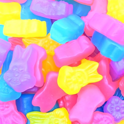 Dulces jubes de frutas surtidas en forma de conejo 1 libra miniatura 1