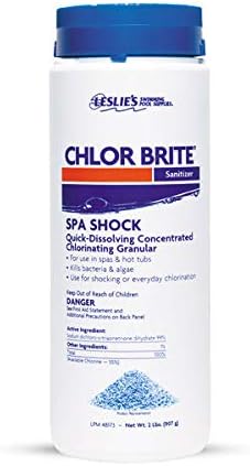 Leslie's Chlor Brite Sanitizer Spa Shock 2 Lbs