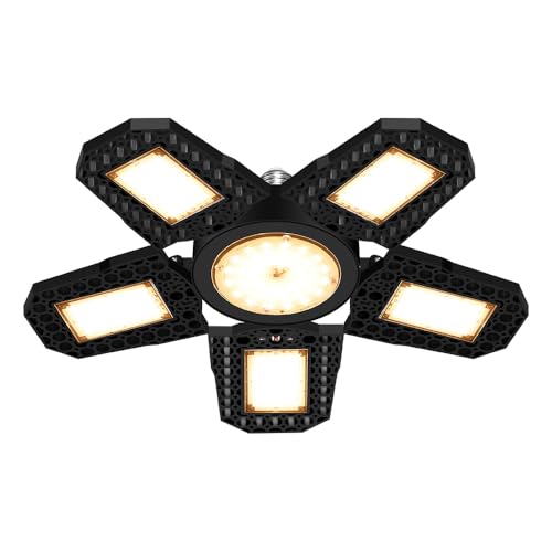 500W LED Full Spectrum Grow Lighting Fixture E26/E27 Indoor Foldable D