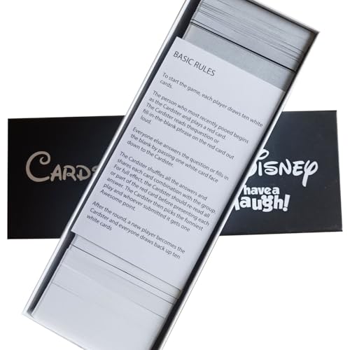 YOU LAUGH YOU DRINK Cards Games for Disney Fans The Table Cards Game Party Cards Game for Adult (Black)