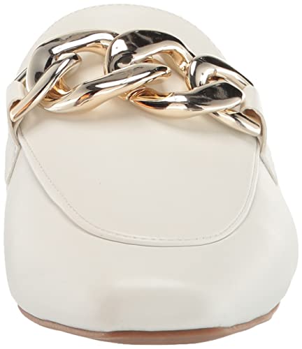 Madden Girl Women's Squireee Mule, White Paris, 5.5 #TOP1