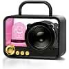Ykall Portable Mini Bluetooth Speaker with RGB Lights, Stereo Sound & Full Bass, Cute Design Wireless Bluetooth Speaker for Kitchen, Office, Party & Outdoor &ndash; Birthday Gift