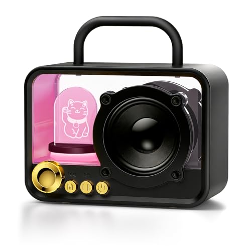 Xamanabu Portable Bluetooth Speaker with RGB Lights, Stereo Sound Punchy