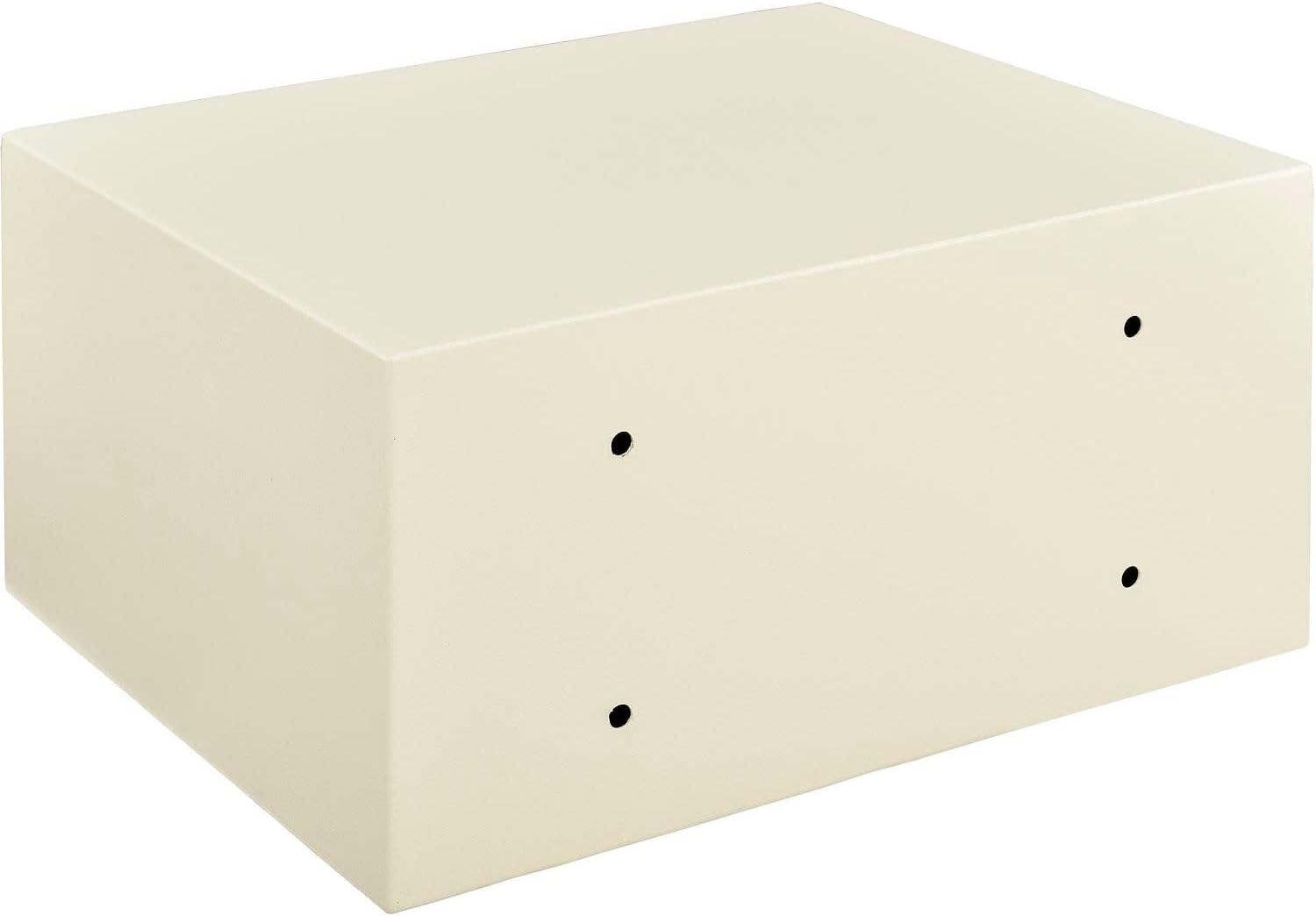 Global Industrial Personal Hotel Safe Electronic Lock with Card Slot and Keypad, 1.2 Cubic Feet Capacity, Keyed Differently, Off White, 18"W x 15"D x 9"H