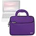 Evecase ASUS Chromebook Flip C100PA 10.1 Inch Touch Chromebook Sleeve Case, Neoprene Slim Briefcase w/ Handle & Accessory Pocket / Ultra Portable Carrying Case Portfolio Pouch Cover – Purple