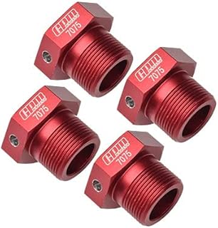 Aluminum 7075-T6 Wheel Hex for Arrma 1:5 4WD KRATON 8S BLX/Outcast 8S BLX/KRATON EXB/Outcast EXB Upgrades - Red