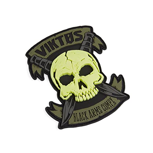 VIKTOS PVC Kbarred Moralpha Patch Applique Badge with Hook and Loop Backing for Caps, Backpacks, Vest, Harness, Glow