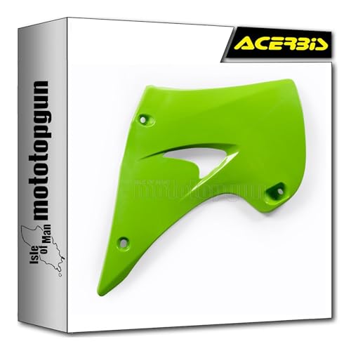 Ouïes de radiateur bleu Kawasaki KXE 250 écope plastique Acerbis
