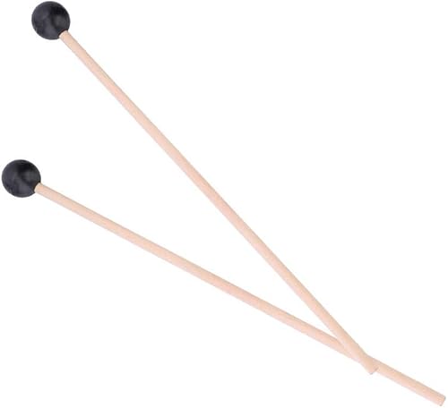 Miniatura 6 de Marimba Mallets, Teclado Suave Mango De Madera De Goma Mallets Instrumento Accesorio De Percusión