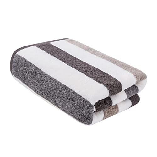 Serviette de bain coton 90x180cm IMIKEYA drap douche épais hiver adulte confortable - 2