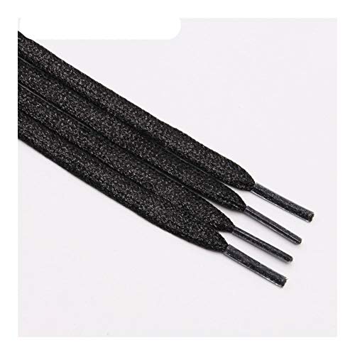 XPW Brillante Brillo metálico Planas Cordones Brillante Chispa Cordones de Las Zapatillas de Deporte de la Lona Botas Zapatos atléticos (Color : 2367 Mixed 4 Colors, Size : 60cm) Cover