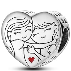 Sisters Beaded with Peach Heart