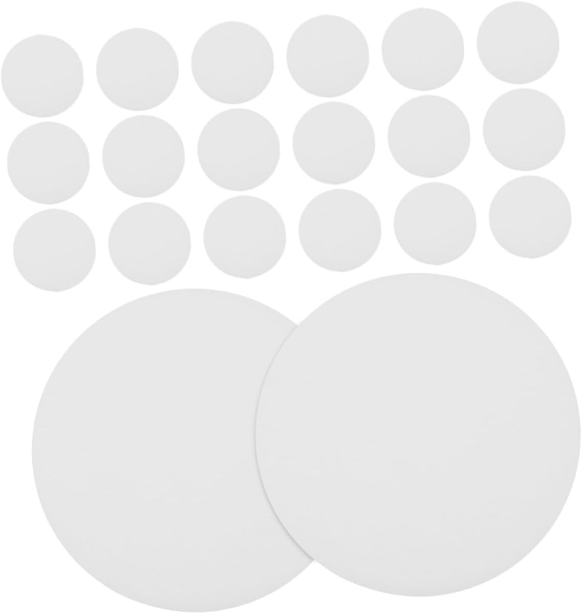 GANAZONO 30pcs White Plastic Ceiling Light Diffuser Covers 2.3 Inch Anti-glare Lampshade Diffuser for LED Spotlight Lighting with Enhanced Light Diffusion and Recessed Pot Accessories