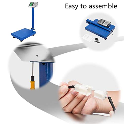 Báscula digital plataforma 660 lbs para equipaje y paquetería miniatura 5