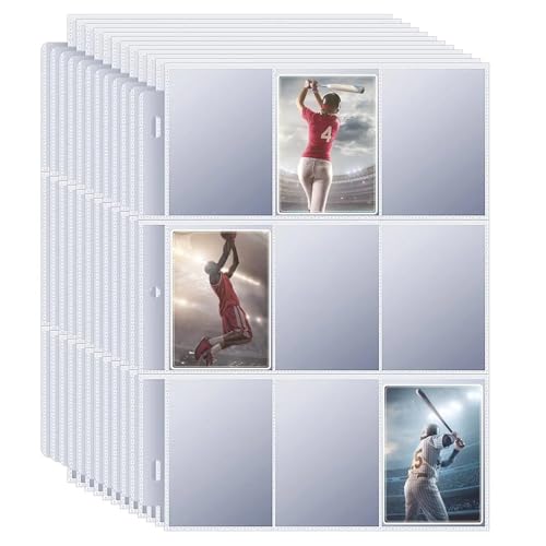Trading Card Sleeve Pages 100 Pages 900 Pockets Trading Card
