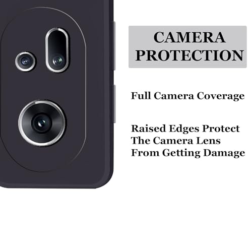 Image of A rtistque Back Cover Case for Oppo Reno 11 5G with Camera Protection | Shockproof TPU | Stylish Protective Design | Slim Fit | Ultra Matte | Oppo Reno 11 5G Back Cover - Black