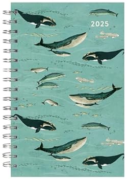 2025 Weekly & Monthly Planner, 16-Month Engagement Calendar: September 2024 - December 2025, 6" x 9" - Whimsical Whales