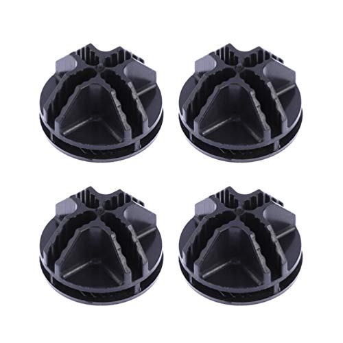 Operitacx 40pcs Modular Organizer Connectors for Cube Storage Shelves Plastic Clasp Buckle Clips for Closet and Cabinet Easy Installation Black