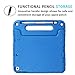 HDE iPad 6th Generation Case for Kids – iPad 9.7 inch 5th and 6th Generation Cases for Kids Shock Proof Protective Light Weight Cover with Handle Stand for Apple iPad 9.7 with Pencil Holder - Blue