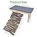 BNOSDM Bearded Dragon Basking Rock Platform with Climbing Ramp Reptiles Hideout Hide Cave Reptile Tank Accessories Suit for Tortoise, Lizard, Toad, Gecko (Small)