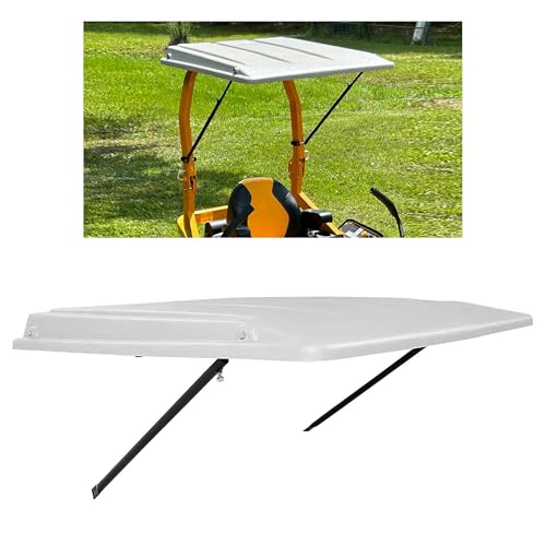 Image of ECOTRIC Lawn Tractor Sun Shade Top Canopy Compatible with John Deere