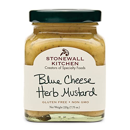 Image of Stonewall Kitchen Blue Cheese Herb Mustard 7.75 oz