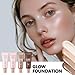 Natural Glow Illuminator Glotion, Hydrating Makeup Highlighter for Face & Body, Liquid Highlighter to Glow, Sheer to Light Buildable Coverage Long Lasting Vegan & Cruelty-Free, Light
