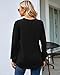 MOLERANI Sweatshirts for Women Casual Long Sleeve Crewneck Shirts Tunic Tops(Black,L)