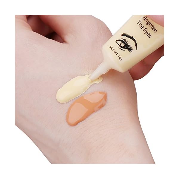 ELEVEN EVER Eye Concealer for Eye Bags, Dark Circles, Puffiness, Wrinkles Concealer Eye Cream, Two color, 0.4 oz X 2PCS