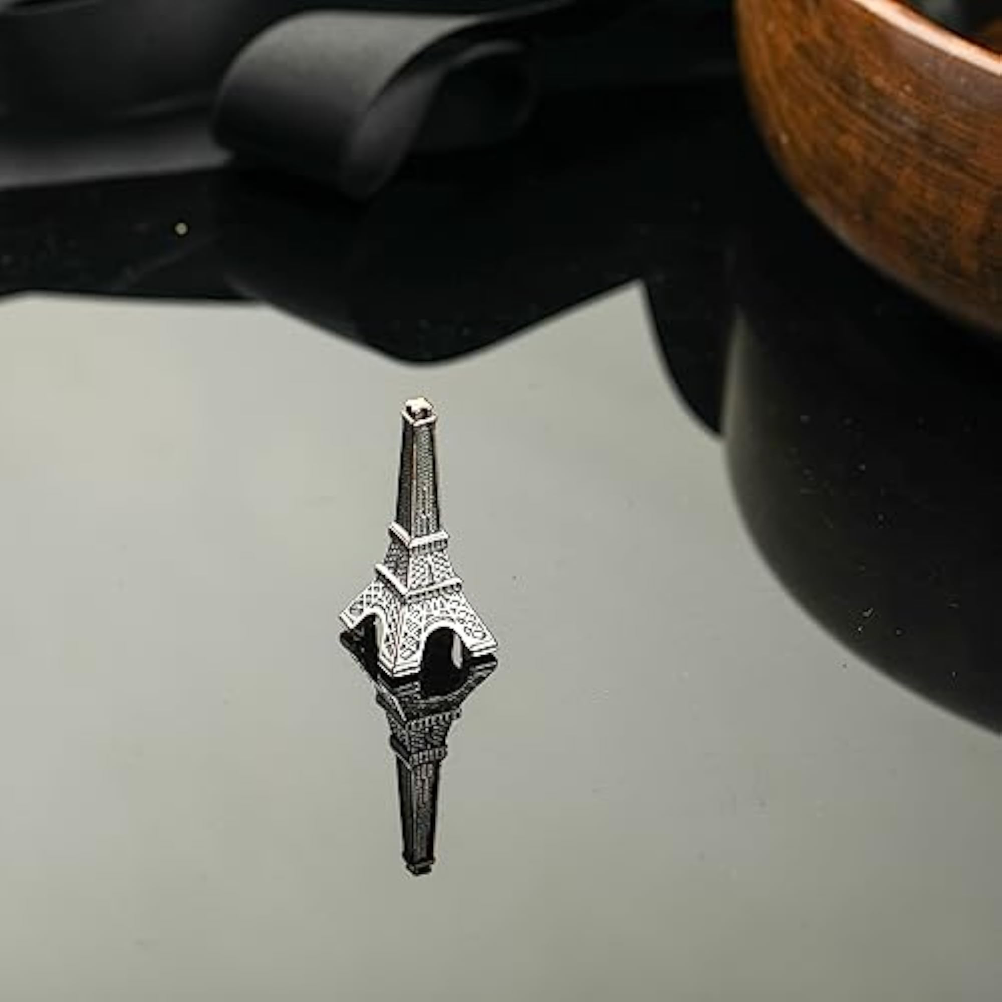 925 Pure Silver Eiffel Tower Miniature Home Decor