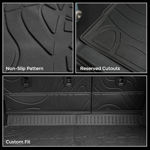 GALVAGNITE Cargo Mat for 2021-2025 Ford Bronco 4 Door, Full Coverage All Weather Trunk Cargo Liner with Backrest Protectors for Bronco Accessories (Not fit Sport) by GALVAGNITE - Image 5