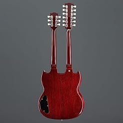 Gibson EDS-1275 Double Neck Cherry Red #CS300503 – Guitare Électrique Personnalisée - Les Beatles, Paul McCartney, John Lennon, RIngo Starr, George Harrison Gibson EDS-1275 Double Neck Cherry Red #CS300503 - Guitare Électrique Personnalisée – Image 3