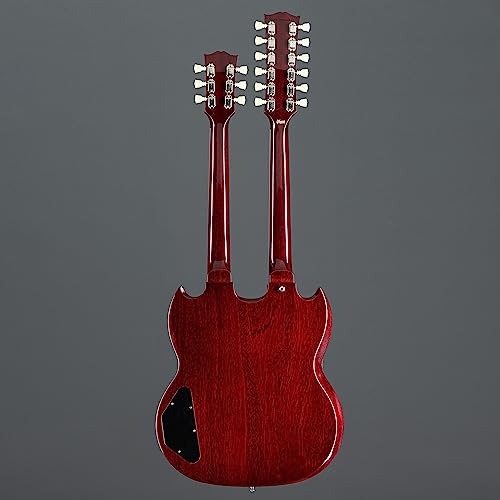 Gibson EDS-1275 Double Neck Cherry Red #CS300503 – Guitare Électrique Personnalisée - Les Beatles, Paul McCartney, John Lennon, RIngo Starr, George Harrison Gibson EDS-1275 Double Neck Cherry Red #CS300503 - Guitare Électrique Personnalisée – Image 4