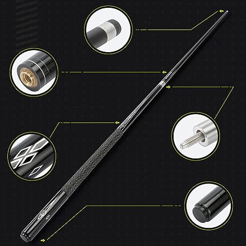 Queue de billard érable carbone NOGRAX 58" articulée 1/2 avec boîte - 6