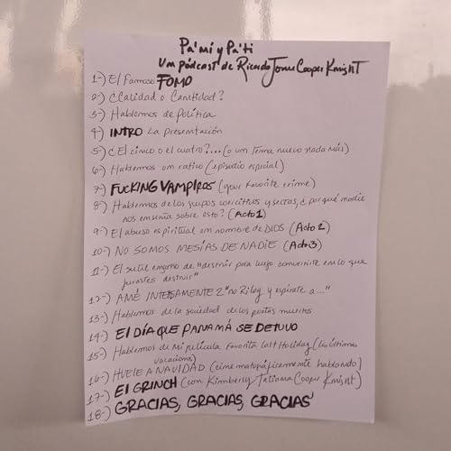 『Pa' m&iacute; y Pa' ti (Lista de episodios)』のカバーアート