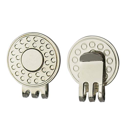 Golters Golf Hat Clip Strong Magnet Value 3 6 Pack Set, Iron Cap Clips With Nickel Craft For Men Women Golfer (3 Pcs) #TOP1