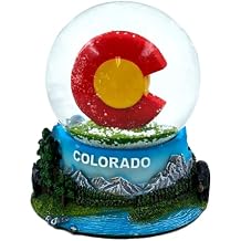Colorado 3D Snow Globe Water Globe Souvenir Ornament for Home car Gift for Women Kids Girls Mon Granddaughter 3 12 T