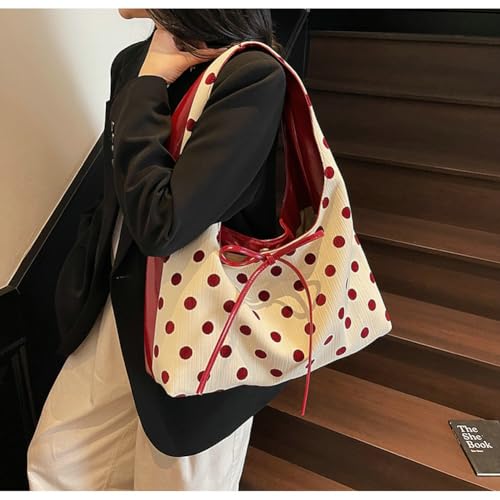Bolso Hobo Slouchy de Lunares para Mujer 2025 miniatura 2