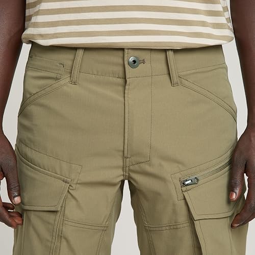 Pantalon Rovic Zip 3D G-Star cargo vert pour vos sorties urbaines et week-ends