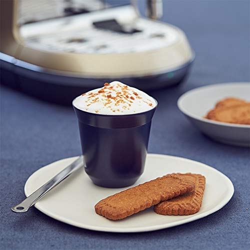 Grevis 2 paquetes de tazas de café dobles de acero inoxidable, 80 ml, para espresso, en polvo, tazas de café - Imagen 4