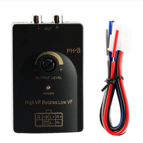 EBTOOLS dla Auto Car to Speaker konwerter wysokiego do niskiego, wyjście Auto Stereo Speaker Sygnał wysokiego poziomu do dolnego poziomu Adapter