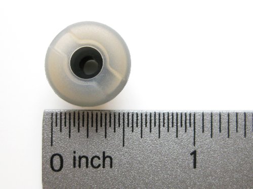 4 Medium Gray Earbuds Eartips Set Compatible With Plantronics Voyager 5200 5220, Voyager Pro, Pro +, Pro Hd, Pro Uc, And Voyager Legend, Legend Uc Headset Wireless Devices #TOP2