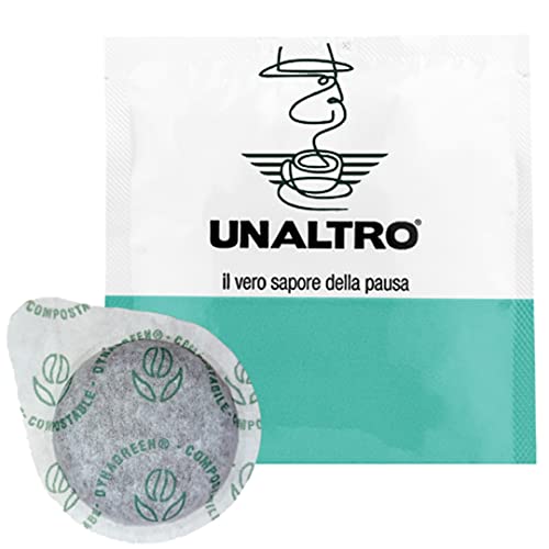 Cialde caffè espresso cremoso leggero miscela arabica packaging bio da 100 - UNALTRO Caffè PREMIUM