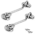 Gancio e Occhio Gancio Finestra Acciaio Inox Multiuso per Capannone Cancello Box Auto Porta FinestreCabina 4 inch（2Pcs）