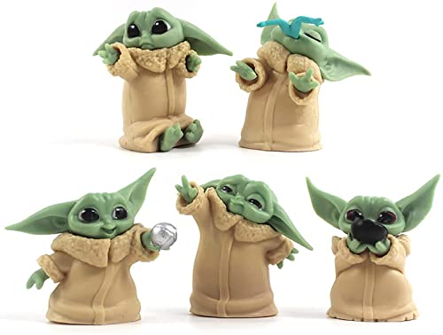 5-Packs Baby Doll Gifts, 2.2 inch Baby Action Figures Baby Toys Doll Toys for Kids Boys Girls Teen Figurine Doll Baby Figures Doll Collectible Toys Baby Birthday Party Favors Decorations